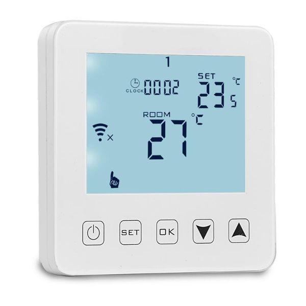 smart home control tuya app wifi thermostat esp8266 underfloor heating temperature controller
smart home control tuya app wifi thermostat esp8266 underfloor heating temperature controller