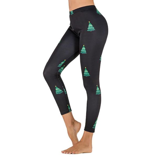 women's leggings arrival women christmas tree printed quick-drying stretch yoga pants, Black
women's leggings arrival women christmas tree printed quick-drying stretch yoga pants, Black