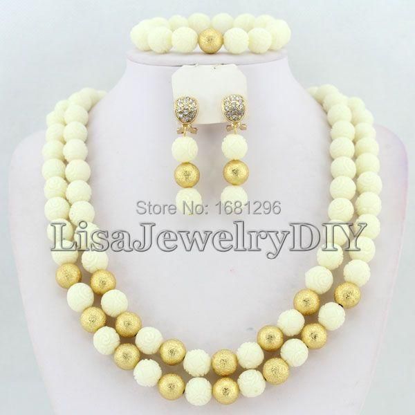 earrings & necklace carved african coral beads jewelry sets nigerian wedding set hd0716, Silver
earrings & necklace carved african coral beads jewelry sets nigerian wedding set hd0716, Silver