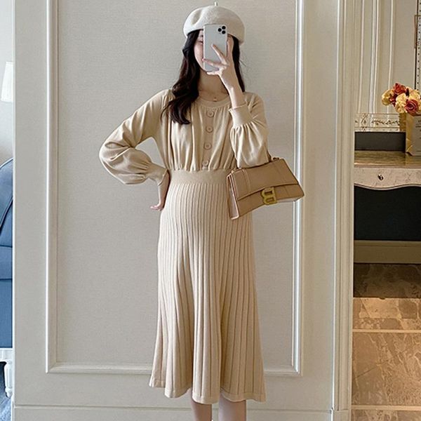 maternity dresses 608# autumn korean fashion knit dress chic ins a line slim loose clothes for pregnant women elegant pregnancy sweaters, White
maternity dresses 608# autumn korean fashion knit dress chic ins a line slim loose clothes for pregnant women elegant pregnancy sweaters, White