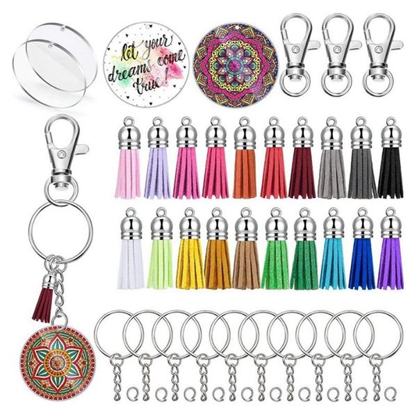 keychains acrylic keychain blanks transparent circle discs diy colourful tassel pendant keyring for crafts, Silver
keychains acrylic keychain blanks transparent circle discs diy colourful tassel pendant keyring for crafts, Silver
