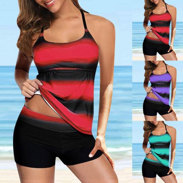 women's swimwear swimsuit women high waist bikini swimming suit for bathing striped print 2021 bikinis with shorts set, White;black
women's swimwear swimsuit women high waist bikini swimming suit for bathing striped print 2021 bikinis with shorts set, White;black