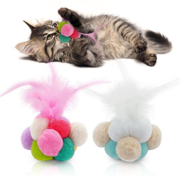 funny cat toys fashion creative cute plush ball faux feather bell chew toy pet supplies accessories
funny cat toys fashion creative cute plush ball faux feather bell chew toy pet supplies accessories