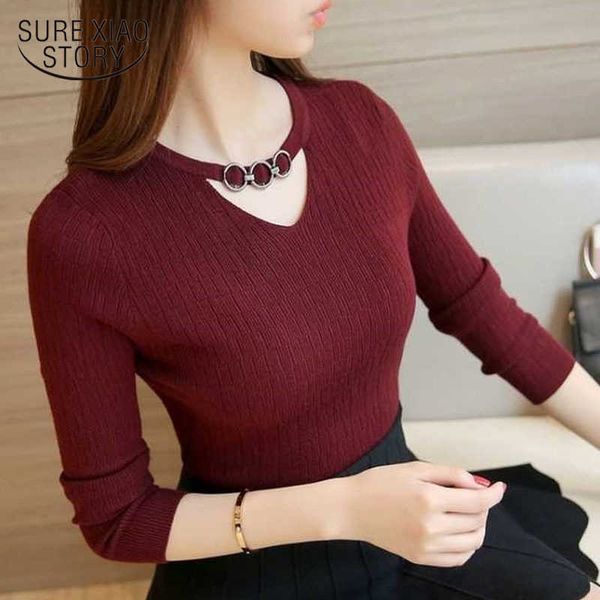 solid women sweaters autumn and winter long sleeve knitted sweater thin korean pullover slim office lady clothes 10609 210528, White;black
solid women sweaters autumn and winter long sleeve knitted sweater thin korean pullover slim office lady clothes 10609 210528, White;black