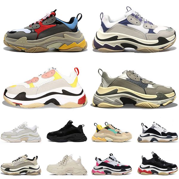 casual triple s men women dad shoes track luxurys designers shoe clear sole trainers paris 17fw crystal bottoms sneakers size 36-45, Black
casual triple s men women dad shoes track luxurys designers shoe clear sole trainers paris 17fw crystal bottoms sneakers size 36-45, Black