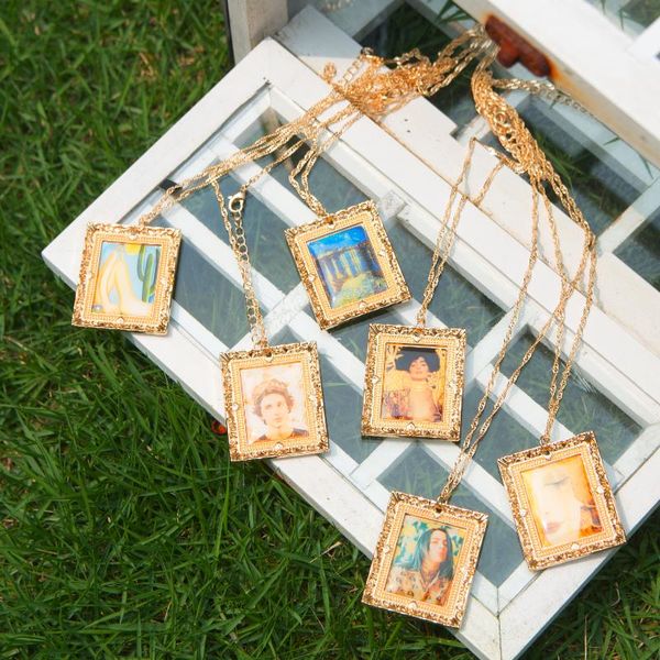 pendant necklaces punk po necklace fashion accessories exaggerate big square alloy long chain gold design portrait modena party club 202, Silver
pendant necklaces punk po necklace fashion accessories exaggerate big square alloy long chain gold design portrait modena party club 202, Silver