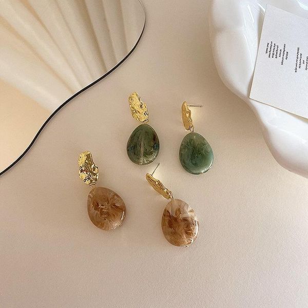 dangle & chandelier origin summer vintage resin oval shape earings for women temperament irregular metal party jewelry accessories, Silver
dangle & chandelier origin summer vintage resin oval shape earings for women temperament irregular metal party jewelry accessories, Silver