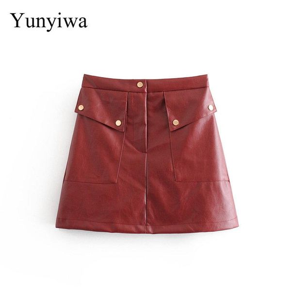 skirts women fashion pockets patchwork pu leather a line mini skirt faldas mujer ladies zipper vestidos casual slim, Black
skirts women fashion pockets patchwork pu leather a line mini skirt faldas mujer ladies zipper vestidos casual slim, Black