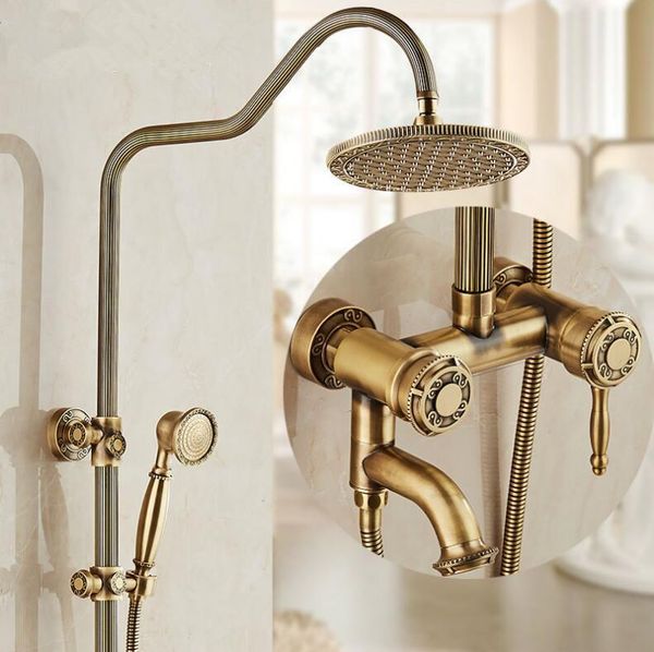 vidric europe style bath & shower faucet brass antique bronze wall mounted set with rainfall h bathroom sets
vidric europe style bath & shower faucet brass antique bronze wall mounted set with rainfall h bathroom sets