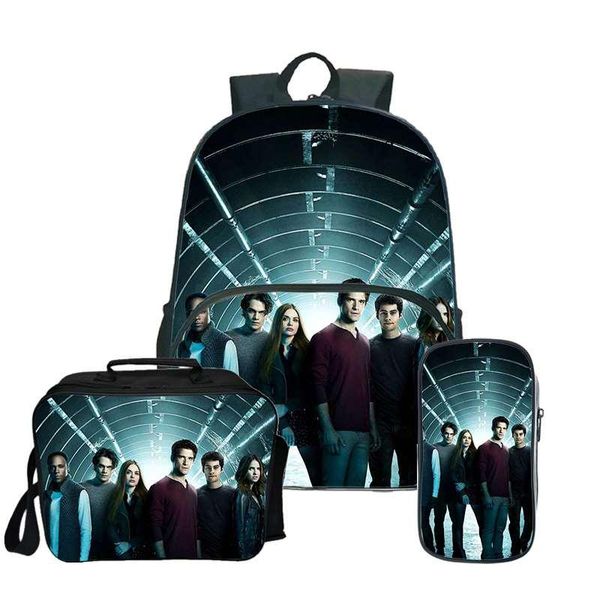 backpack teen wolf print college bookbag mochila 3pcs/set girls boy schoolbag pencil case
backpack teen wolf print college bookbag mochila 3pcs/set girls boy schoolbag pencil case