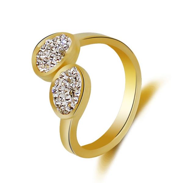 wedding rings fashion double oval circle crystal ring 316l stainless steel jewelry rhinestones studded finger for women, Slivery;golden
wedding rings fashion double oval circle crystal ring 316l stainless steel jewelry rhinestones studded finger for women, Slivery;golden