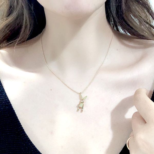 chain women pendants titanium steel movable rabbit necklace women's simple temperament personality mechanical clavicle net red neck, Silver
chain women pendants titanium steel movable rabbit necklace women's simple temperament personality mechanical clavicle net red neck, Silver