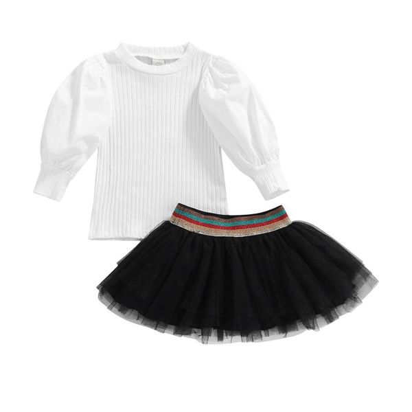 clothing sets kids baby girl clothes 2pcs sweet style solid color puff long sleeve round collar mesh bubble skirt children's, White
clothing sets kids baby girl clothes 2pcs sweet style solid color puff long sleeve round collar mesh bubble skirt children's, White