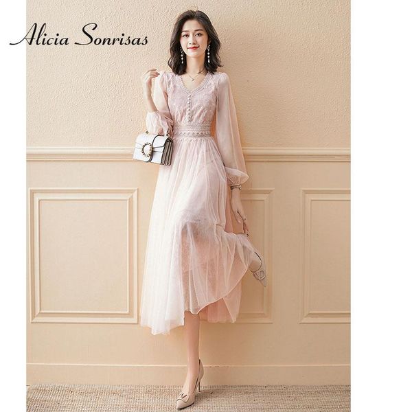 casual dresses lace chiffon summer 2021 women's french slim high-end waist-tight long sleeve pink gothic dress, Black;gray
casual dresses lace chiffon summer 2021 women's french slim high-end waist-tight long sleeve pink gothic dress, Black;gray