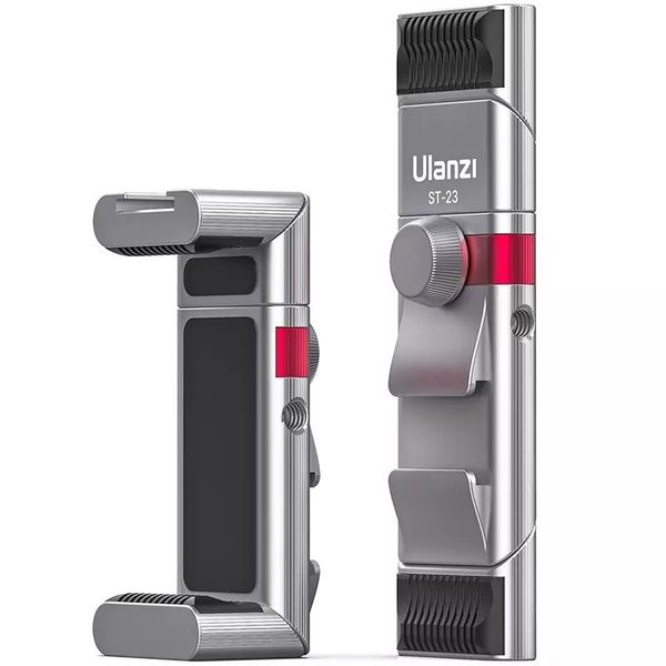 ulanzi st-23 foldable metal phone mount holder clamp clip with cold shoe for mic fill light smartphone cell mounts & holders
ulanzi st-23 foldable metal phone mount holder clamp clip with cold shoe for mic fill light smartphone cell mounts & holders