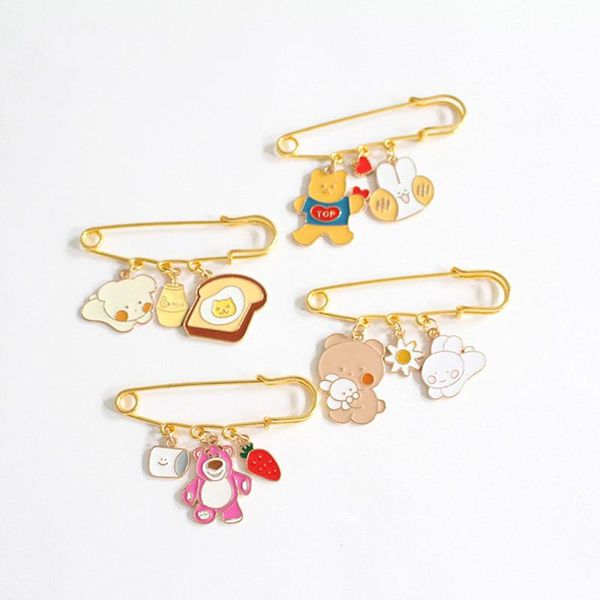 pins, brooches cartoon animal pendant brooch cute bear strawberry flowers design fashion enamel badge pin jewelry gifts, Gray
pins, brooches cartoon animal pendant brooch cute bear strawberry flowers design fashion enamel badge pin jewelry gifts, Gray
