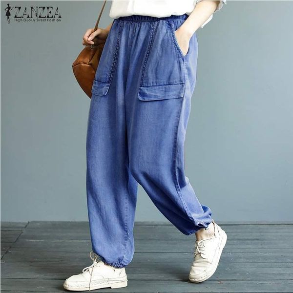 women's pants & capris zanzea 2021 vintage blue trousers casual solid long streetwear elastic waist pantalones femme sweatpants oversiz, Black;white
women's pants & capris zanzea 2021 vintage blue trousers casual solid long streetwear elastic waist pantalones femme sweatpants oversiz, Black;white