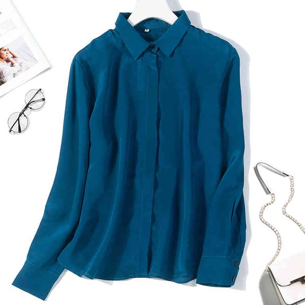 blouses women's 100% mulberry crepe silk blue button down long sleeve shirt blouse collared office work l xl jn582, White
blouses women's 100% mulberry crepe silk blue button down long sleeve shirt blouse collared office work l xl jn582, White