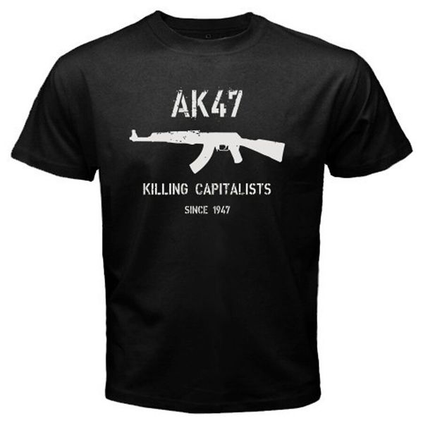 new ak47 killing capitalists since 1947 logo men's black t-shirt size s to 3xl, White;black
new ak47 killing capitalists since 1947 logo men's black t-shirt size s to 3xl, White;black