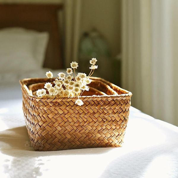 storage baskets hand-woven boxes wicker basket rectangle cosmetic gadgets toys box home kitchen bathroom organization
storage baskets hand-woven boxes wicker basket rectangle cosmetic gadgets toys box home kitchen bathroom organization