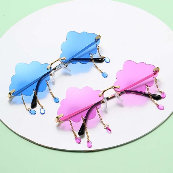 Fashionable sun frames Designer men Retro fashion Steampunk cloud frameless sunglasses women luxury design sun Fashionable cute red glasses UV400 Nice, Black 
Fashionable sun frames Designer men Retro fashion Steampunk cloud frameless sunglasses women luxury design sun Fashionable cute red glasses UV400 Nice, Black