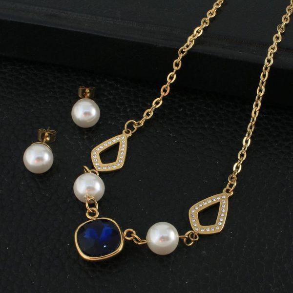 earrings & necklace fashion style stainless steel jewelry sets for women gold color and stud sfxzbcca, Silver
earrings & necklace fashion style stainless steel jewelry sets for women gold color and stud sfxzbcca, Silver