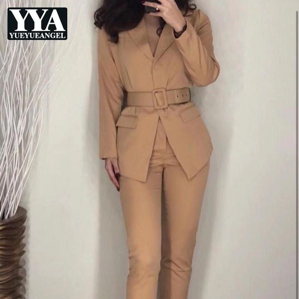 qualities spring fashion slim fit women suits set 2 piece long sleeve lapel sashes blazer ankle length pants office ladies women's two, White
qualities spring fashion slim fit women suits set 2 piece long sleeve lapel sashes blazer ankle length pants office ladies women's two, White