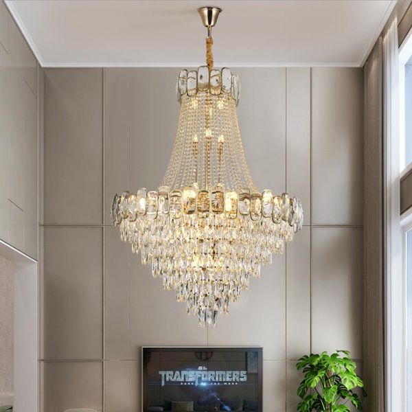 pendant lamps modern luxury crystal led lights lustre living room villa loft el lobby decor lamp stair hanging light fixture
pendant lamps modern luxury crystal led lights lustre living room villa loft el lobby decor lamp stair hanging light fixture
