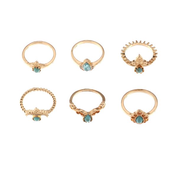 6pcs/set vintage green stone solitaire rings for women elegant gold color alloy ring 17mm diameter, Golden;silver
6pcs/set vintage green stone solitaire rings for women elegant gold color alloy ring 17mm diameter, Golden;silver