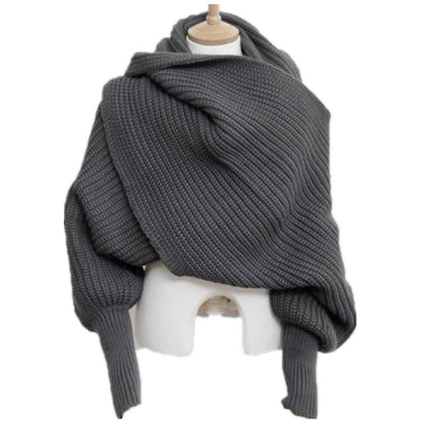 scarves korean knitted scarf collar winter warm long sleeve poncho for women knit shawls stole men 's sweater scarfs, Blue;gray
scarves korean knitted scarf collar winter warm long sleeve poncho for women knit shawls stole men 's sweater scarfs, Blue;gray