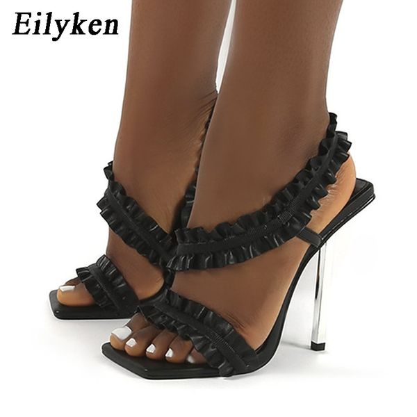 red ruffles women gladiator sandals shoes high heels sandals summer pumps slip-on party dress shoes quality, Black
red ruffles women gladiator sandals shoes high heels sandals summer pumps slip-on party dress shoes quality, Black