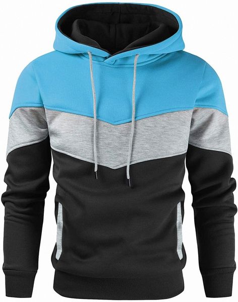 gesean men's novelty color block pullover fleece hoodie long sleeve casual sweatshirt with pocket 20nd#, Black
gesean men's novelty color block pullover fleece hoodie long sleeve casual sweatshirt with pocket 20nd#, Black