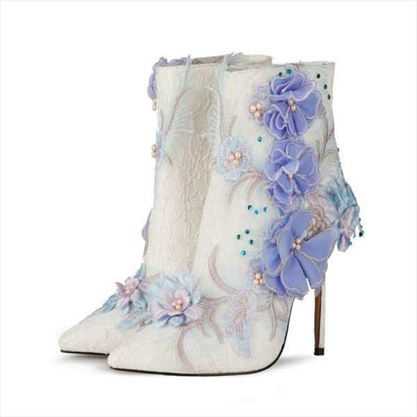 boots 2021 fashion ankle pointed toe high thin heels women embroider floral ladies, Black
boots 2021 fashion ankle pointed toe high thin heels women embroider floral ladies, Black
