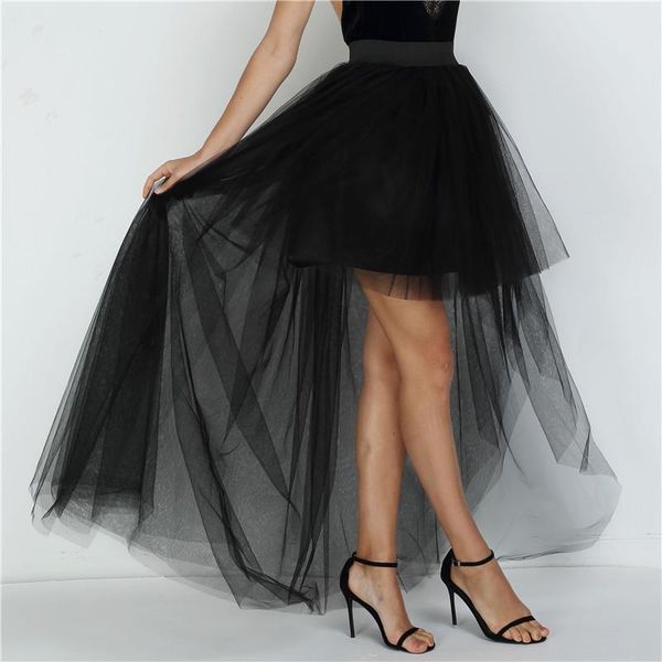 high waist irregular tulle fashion womens skirt long black tutu ball gown for wedding woman saias faldas mujer moda
high waist irregular tulle fashion womens skirt long black tutu ball gown for wedding woman saias faldas mujer moda