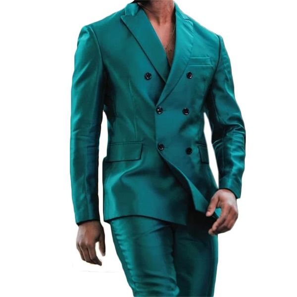 men's suits & blazers 2 pieces men fashion double breasted bright green customized handsome slim fit party coat+pant, White;black
men's suits & blazers 2 pieces men fashion double breasted bright green customized handsome slim fit party coat+pant, White;black