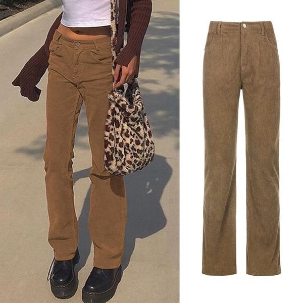 women's pants & capris women autumn low waist velvet long simple solid color ribbed striped straight leg trousers zipper button loose h, Black;white
women's pants & capris women autumn low waist velvet long simple solid color ribbed striped straight leg trousers zipper button loose h, Black;white