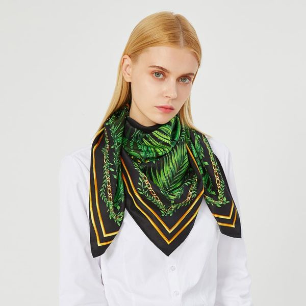 scarves 90cm square scarf luxury twill silk hijab brand women head handmade curled leaves design foulard bandana ladies, Blue;gray
scarves 90cm square scarf luxury twill silk hijab brand women head handmade curled leaves design foulard bandana ladies, Blue;gray
