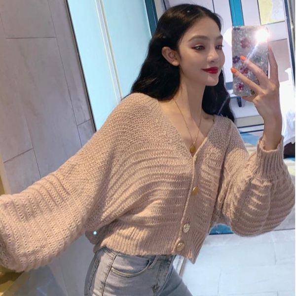 women's knits & tees women autumn solid short knitting sweaters casual loose size v-neck femme elegant lantern sleeves knitted cardigan, White
women's knits & tees women autumn solid short knitting sweaters casual loose size v-neck femme elegant lantern sleeves knitted cardigan, White