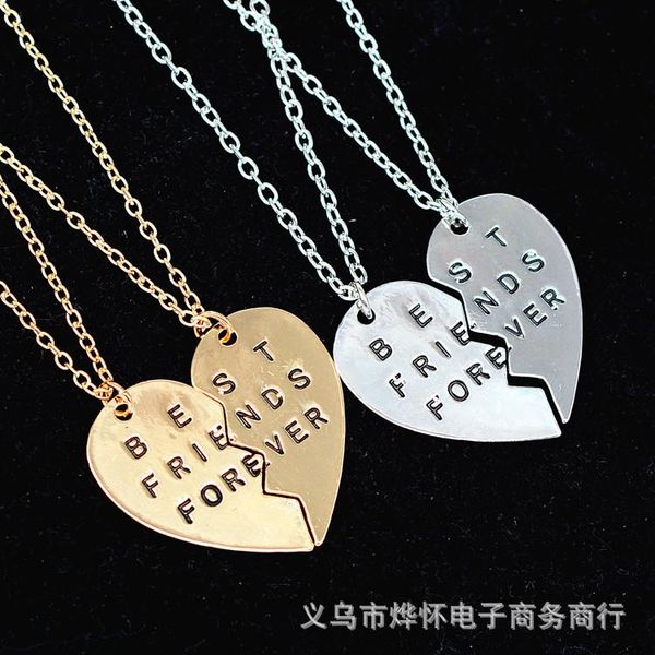 pendant necklaces friends forever necklace two couples send girlfriend gift bohemian punk style jewelry choker hiphop, Silver
pendant necklaces friends forever necklace two couples send girlfriend gift bohemian punk style jewelry choker hiphop, Silver