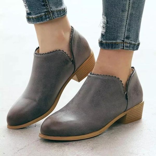 boots mudibear winter autumn european lace women's low heel short tube casual fashion shoes comfortable footwears, Black
boots mudibear winter autumn european lace women's low heel short tube casual fashion shoes comfortable footwears, Black