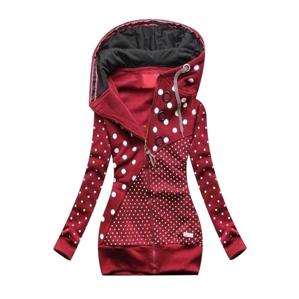 oversized women's autumn winter hoodies long sleeve dot printing sweatshirts casual pockets hooded ladies outerwear clothing jackets, Black;brown
oversized women's autumn winter hoodies long sleeve dot printing sweatshirts casual pockets hooded ladies outerwear clothing jackets, Black;brown