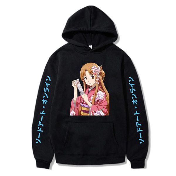 women's hoodies & sweatshirts anime hoodie sword art online print harajuku women oversized sweatshirt cute girls streetwear fashion clo, Black
women's hoodies & sweatshirts anime hoodie sword art online print harajuku women oversized sweatshirt cute girls streetwear fashion clo, Black