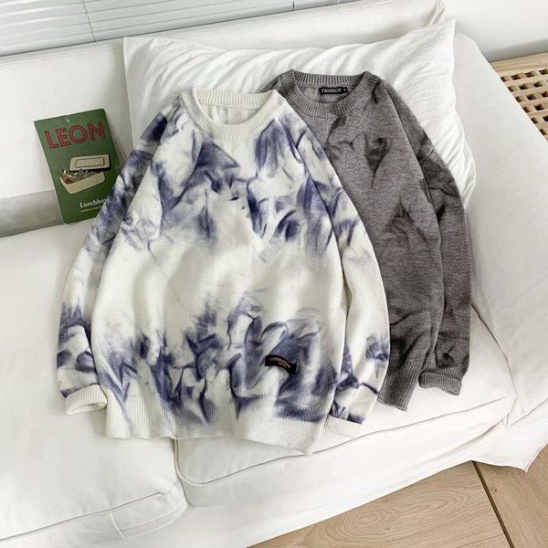 men's sweaters autumn ins sweater male gradient loose all-match round neck pullover casual shirt abstract pattern, White;black
men's sweaters autumn ins sweater male gradient loose all-match round neck pullover casual shirt abstract pattern, White;black