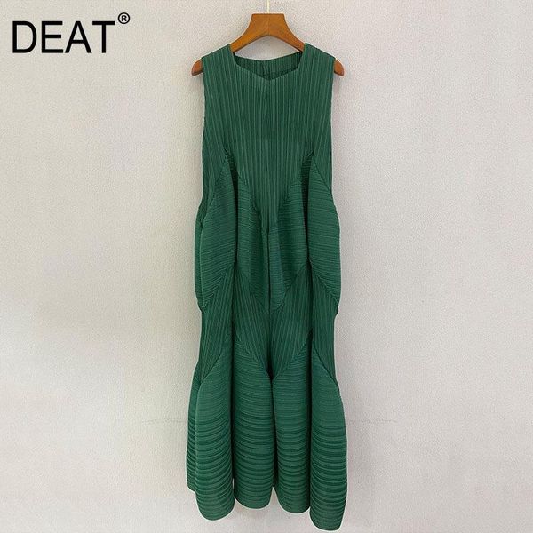 casual dresses deat woman pleated bud dress solid v collar sleeveless loose waist mid calf length slim style 2021 summer 15xf447, Black;gray
casual dresses deat woman pleated bud dress solid v collar sleeveless loose waist mid calf length slim style 2021 summer 15xf447, Black;gray