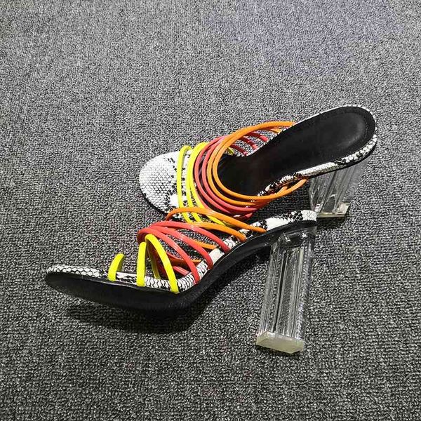 2021 new woman summer party high snake print sandals mixed colors fashion ladies transparent heels shoes h496, Black
2021 new woman summer party high snake print sandals mixed colors fashion ladies transparent heels shoes h496, Black