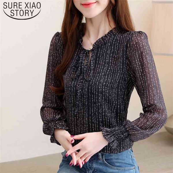 fashion spring v-neck print shirt black elegant arrival long sleeve chiffon blouse plus size 8218 50 210506, White
fashion spring v-neck print shirt black elegant arrival long sleeve chiffon blouse plus size 8218 50 210506, White