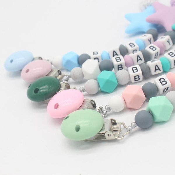 pacifiers# 1pc baby pacifier clip colorful chain with silicone beads for infnat kids teething soother chew toy dummy nipple clips
pacifiers# 1pc baby pacifier clip colorful chain with silicone beads for infnat kids teething soother chew toy dummy nipple clips