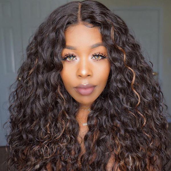 wig women's small long curly hair color selective chemical fiber headgear, Black;brown
wig women's small long curly hair color selective chemical fiber headgear, Black;brown