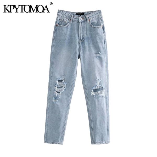 women chic fashion ripped hole side pockets jeans vintage high waist zipper fly denim female ankle trousers mujer 210416, Blue 
women chic fashion ripped hole side pockets jeans vintage high waist zipper fly denim female ankle trousers mujer 210416, Blue