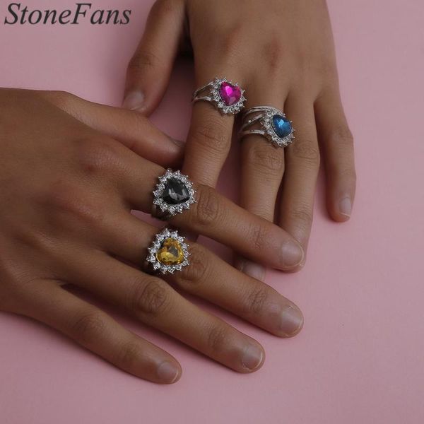 stonefans 2021 fashion rhinestone heart ring for women wedding jewelry vintage alloy with stones gift rings, Slivery;golden
stonefans 2021 fashion rhinestone heart ring for women wedding jewelry vintage alloy with stones gift rings, Slivery;golden